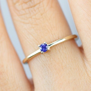 Blue Sapphire Engagement Ring, Sapphire Ring, Sapphire  Engagement ring, Blue Sapphire Ring, Solitaire Sapphire Ring