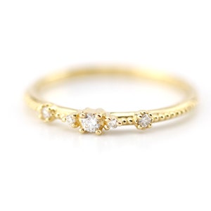 engagement ring, diamond wedding band, anniversary ring, diamond ring, delicate engagement ring, simple wedding band, minimal, thin band