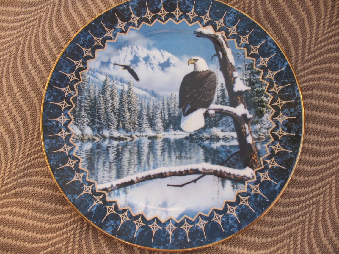Where Eagles Soar 1995 Bradford Exchange limited edition Etsy
