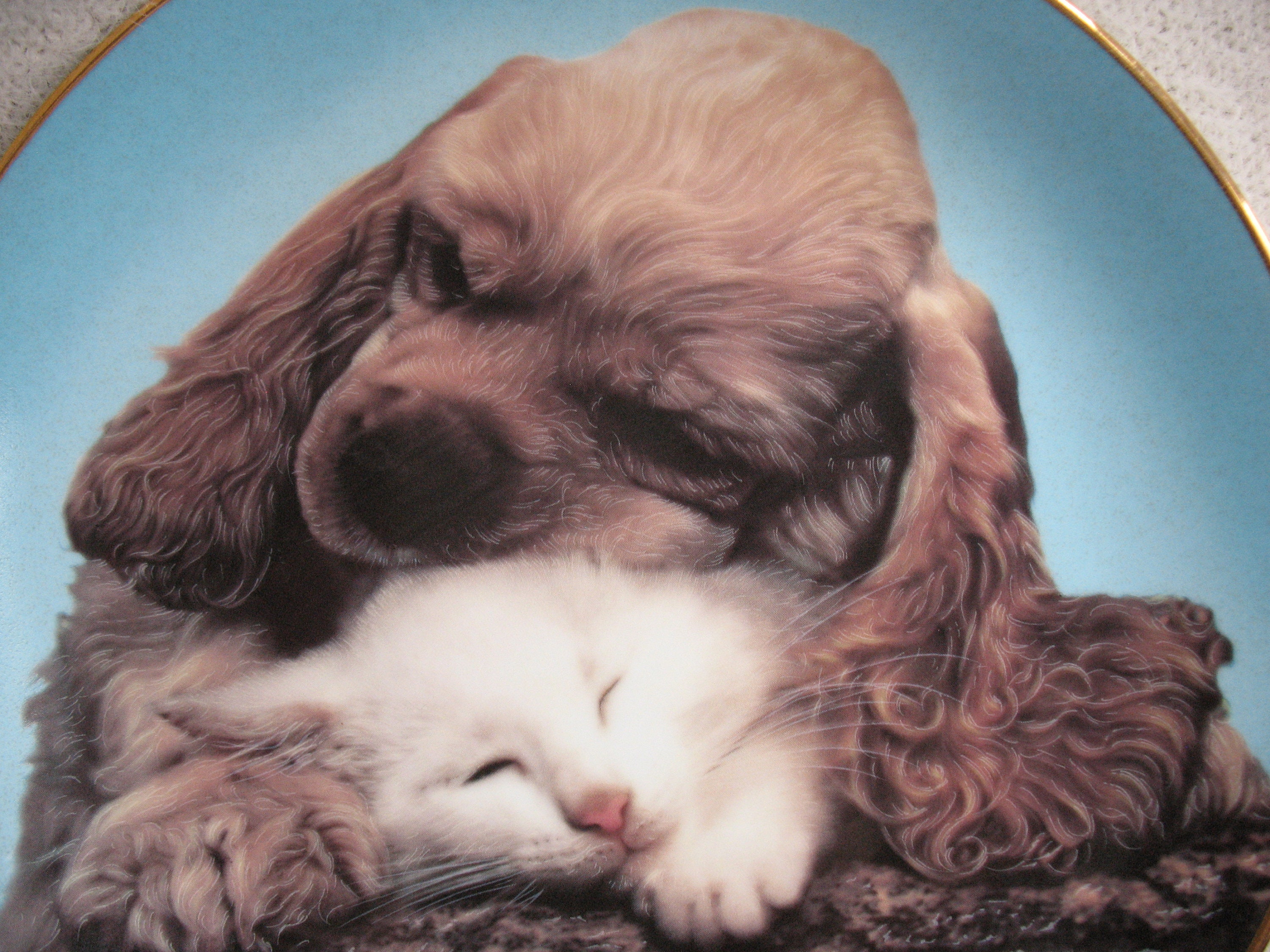 Rare 1985 Armstrong's Art Porcelain all Bark and No Bite Edition 1181/