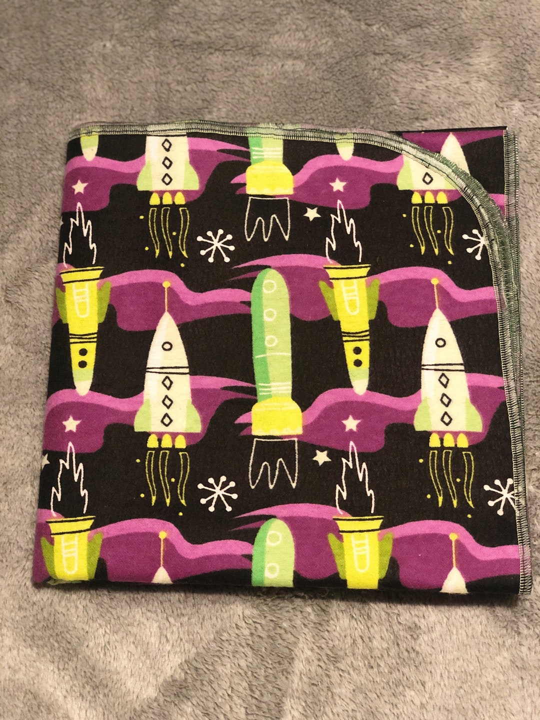 Blast off to Dreamland Swaddle/receiving Blanket Etsy