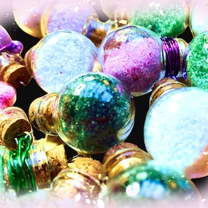 Round potion bottle necklaces