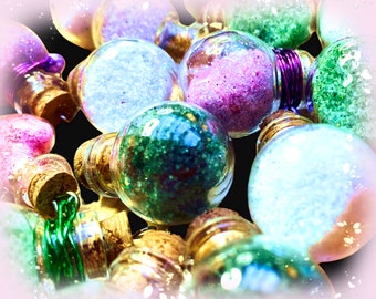 Round potion bottle necklaces