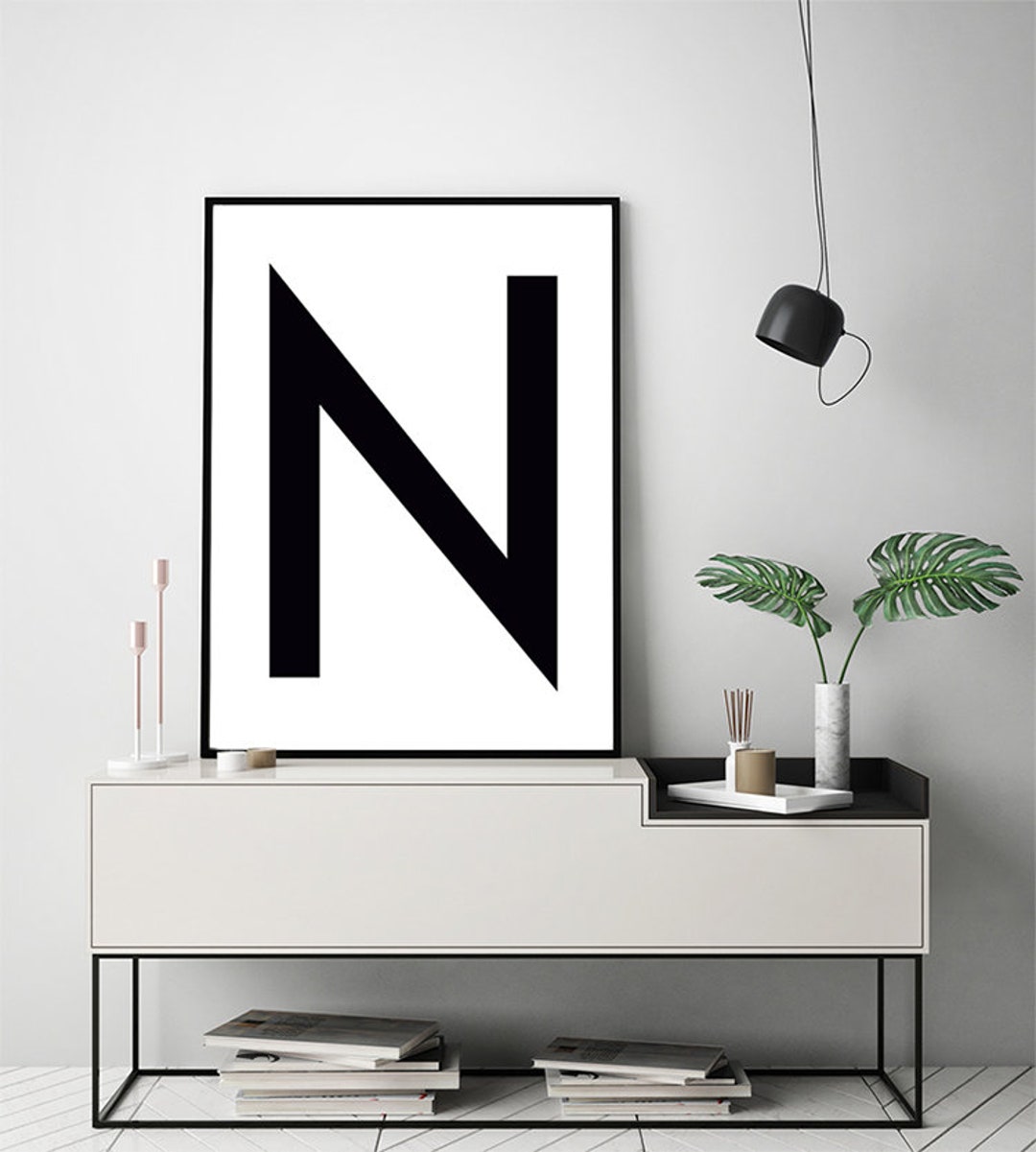 Poster Letter Poster Typography Poster Alphabet Poster Etsy