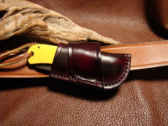 CMEHolsters Mahogany Horizontal Knife Sheath | Etsy