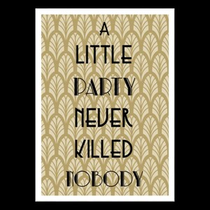 Roaring 20s // Art Deco // Gatsby // Printable.  Customizable digital download.