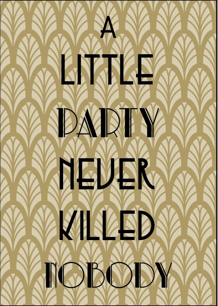 Roaring 20s Free Printables