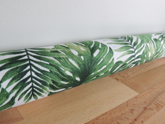 Green Leaf Draft Stopper Door Or Window Snake Draught Excluder House And Home Accessory Eco Friendly Energy Saver Draft Light Blocker