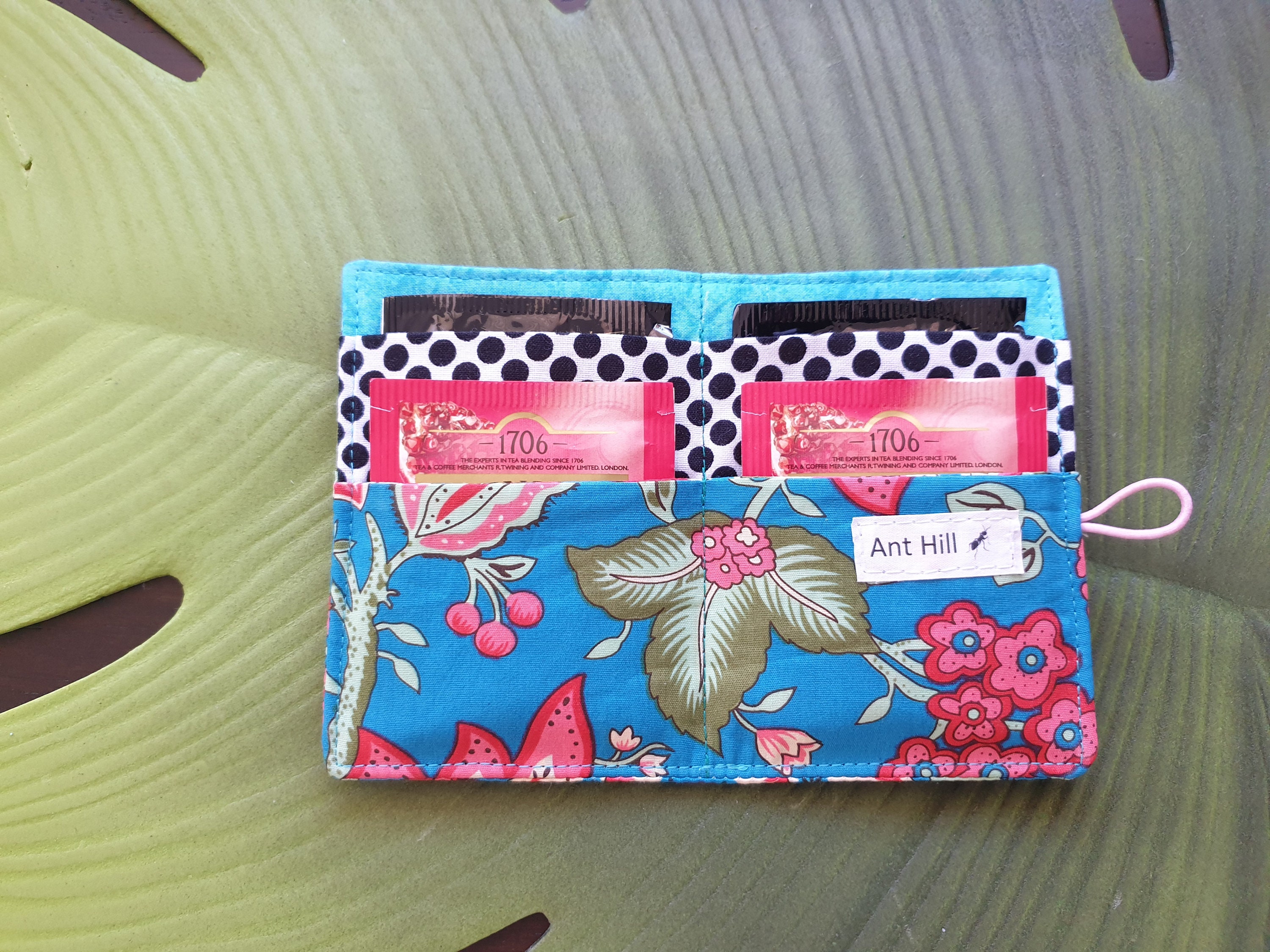 Coffee & tea bag sachet holder. Teabag Wallet. tea bag holder. Etsy