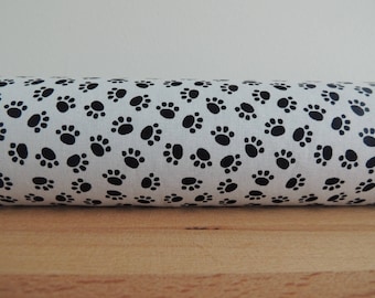 Animal paw print draft stopper. kids room decor. Door or window snake. Draught excluder. House and home accessory.eco friendly energy saver
