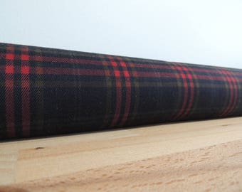 Tartan door stopper. window draft Stopper. Door or window snake. Draught excluder. House and home accessory.eco friendly energy saver.