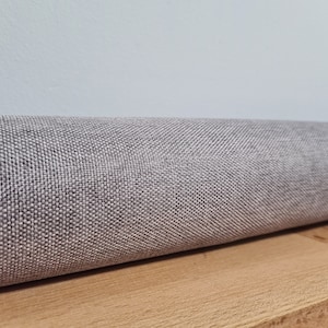 Woven Fabric Draught Excluder: Stone Beige Draft Stopper (Cover Only)