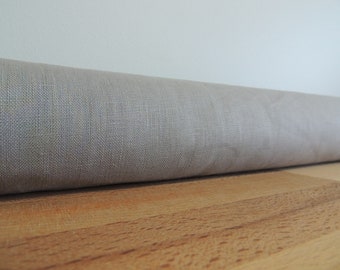 Taupe Linen draft Stopper. Door or window snake. Draught excluder. home accessory.eco friendly energy saver.