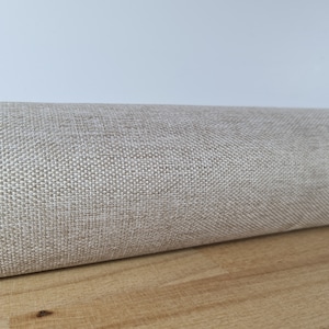 Oatmeal. woven fabric draft Stopper. Door or window snake. Draught excluder. home accessory. eco friendly energy saver. decorator weight.