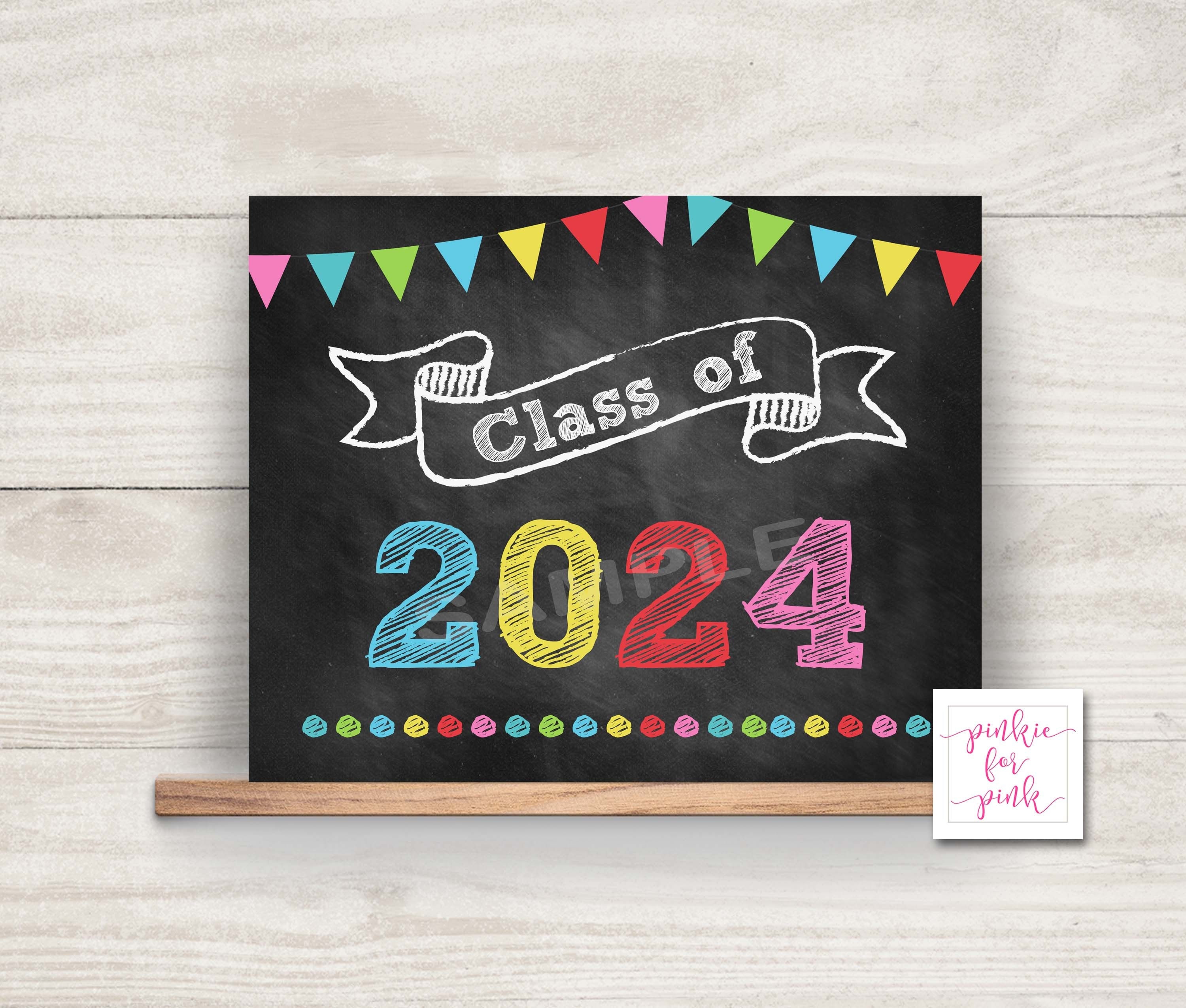 INSTANT Download Class of 2024 Digital File First Day of Etsy