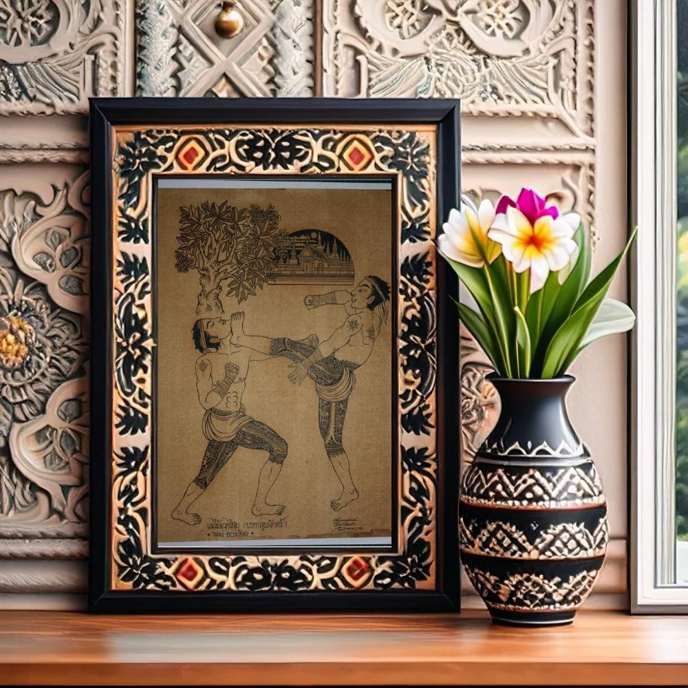 Thai Traditional Art of Thaiboxing by ( Bata Face Rubbed