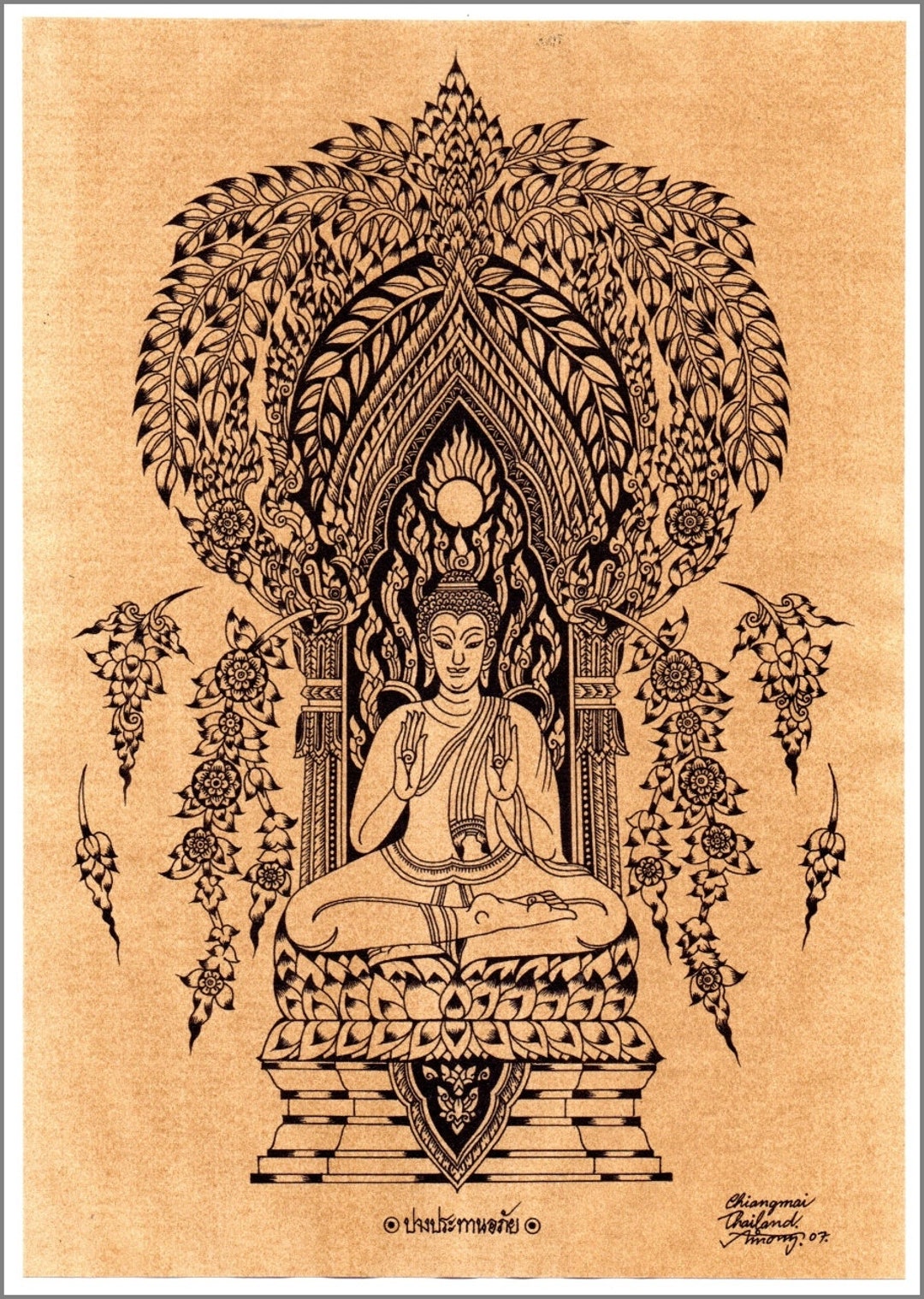 日本画　絵画　仏陀　Buddha アジアン　値下げ 日本画 絵画 仏陀 Buddha アジアン 値下げ 日本画絵画仏陀Buddha