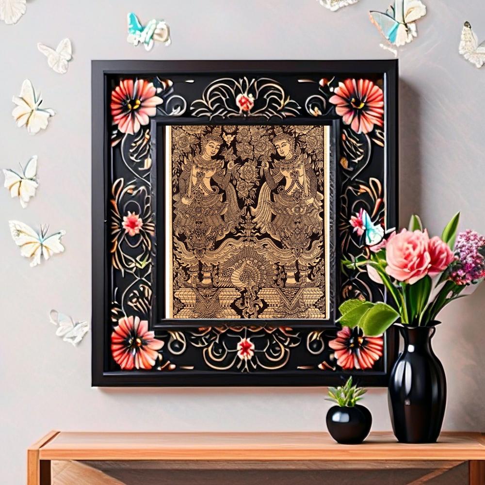 Thai Traditional Art of Deity by Printing on Sepia Paper. - Etsy