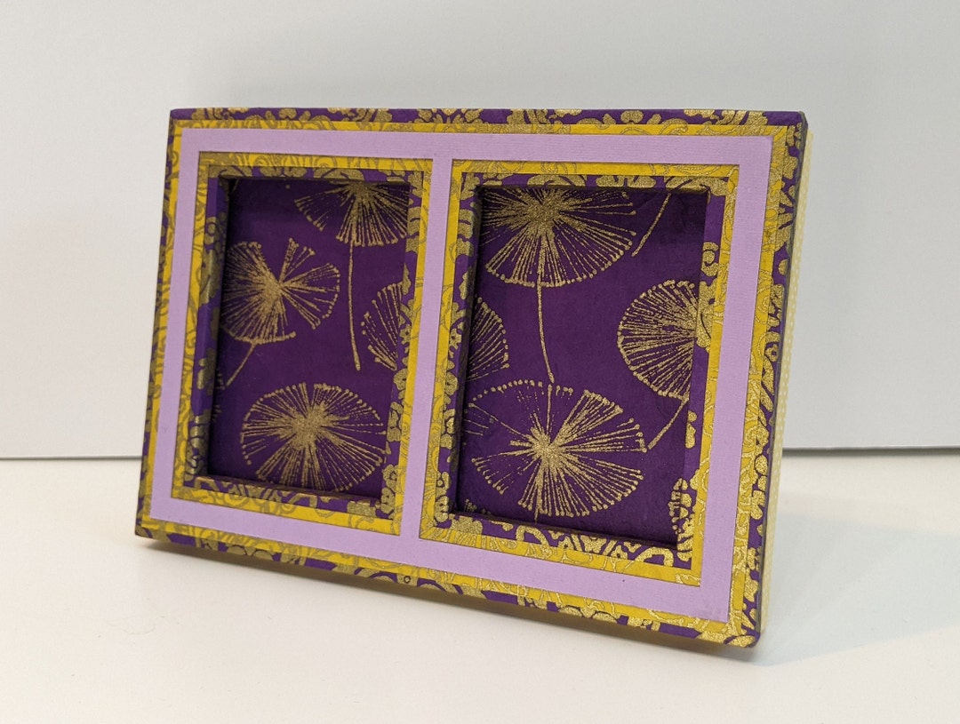 Double Walletsize Picture Frame Etsy