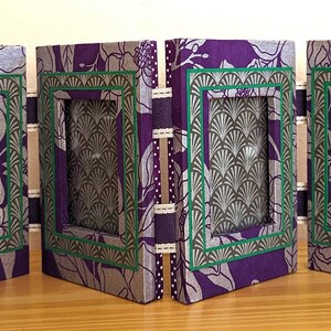 Brieftaschengröße 4-Panel-Ziegenharmonika-Rahmen