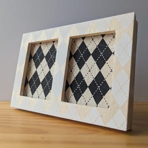 Double Wallet-Size Picture Frame