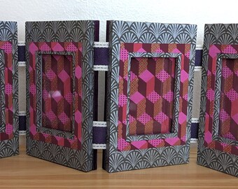 Brieftaschengröße 4-Panel-Ziegenharmonika-Rahmen
