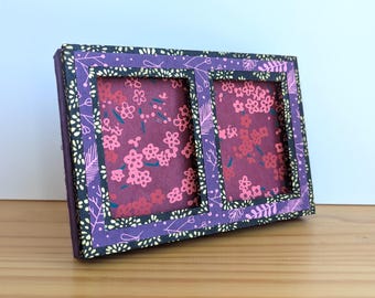 Marco de fotos doble tamaño billetera