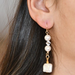 Maria earrings Fresh and gold filled earrings gold filled earring wedding earrings drop earrings