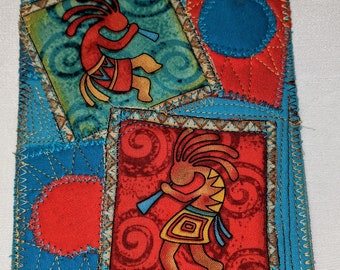 Quilted Postcard-the Kokopelli III