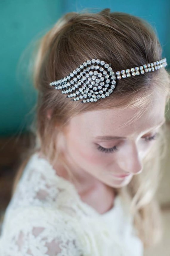 Hermes: Art Deco Headband, Wing Hairband, 1920 display picture 1