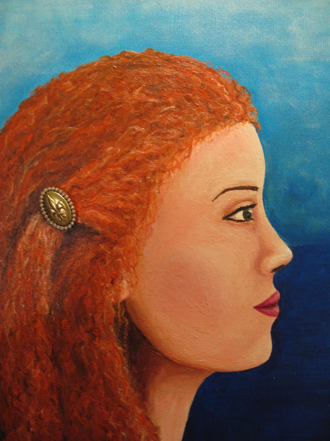 Original Oil Painting irish Woman Etsy UK