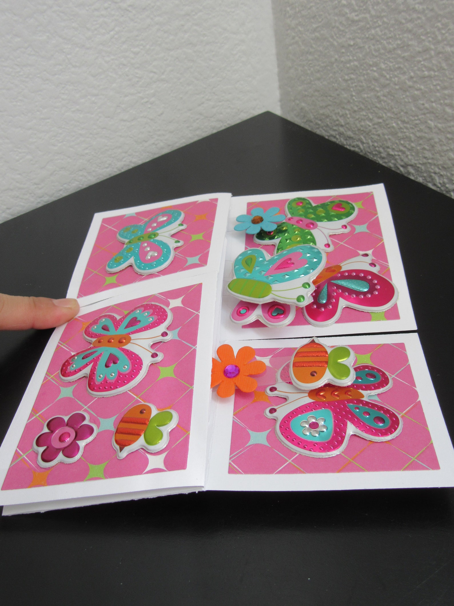 Butterfly Box Card Butterfly Cards Box Card With Etsy