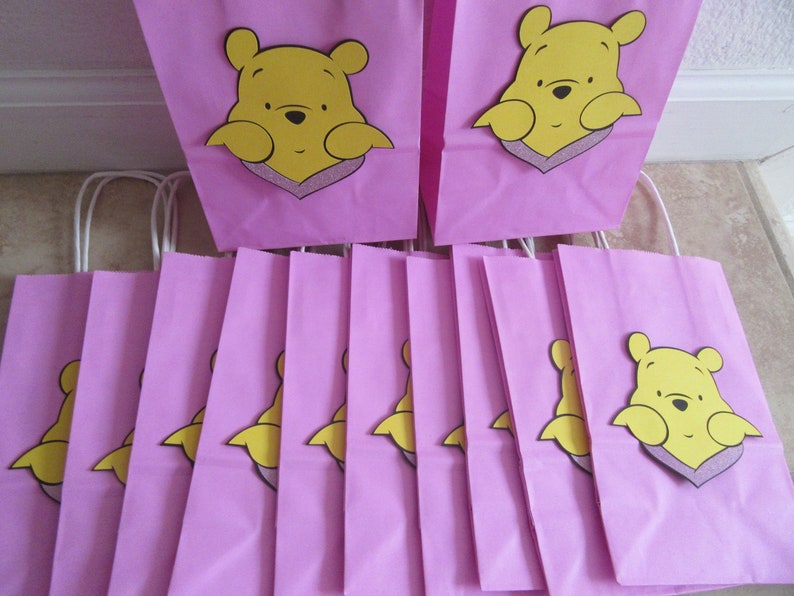 13 PC WinniE the Pooh Gift Bags* Winnie the Pooh Treat Bags* Winnie the Pooh Favor Bags* Winnie the Pooh* Winnie the Pooh Party Bags