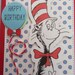 Cat in the Hat Inspired Birthday Card Cat in the Hat Dr. Seuss Cat in ...