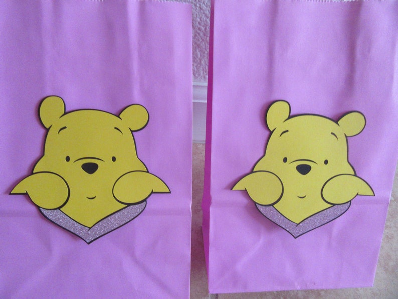 13 PC WinniE the Pooh Gift Bags* Winnie the Pooh Treat Bags* Winnie the Pooh Favor Bags* Winnie the Pooh* Winnie the Pooh Party Bags