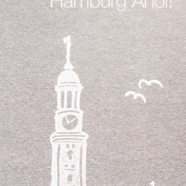 St. Michaelis // Hamburger Michel // Handmade Stamp // handgestempelt // Hamburg Ahoi // Kirche // Church