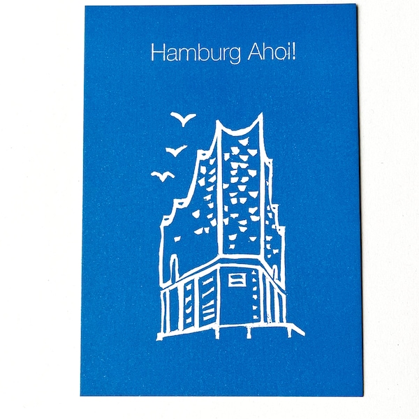 Elbe Philharmonic Hall // Elbphilharmonie // Handmade Stamp // handgestempelt // Elphi // Hamburg Ahoi // Concert Hall // Orchestra