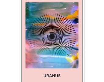 Uranus STICKER: Aquarius Zodiac Oracle