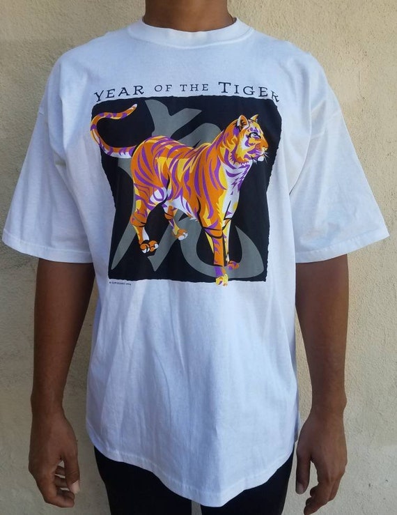 Vintage Year of the Tiger T-shirt 1994 | Etsy