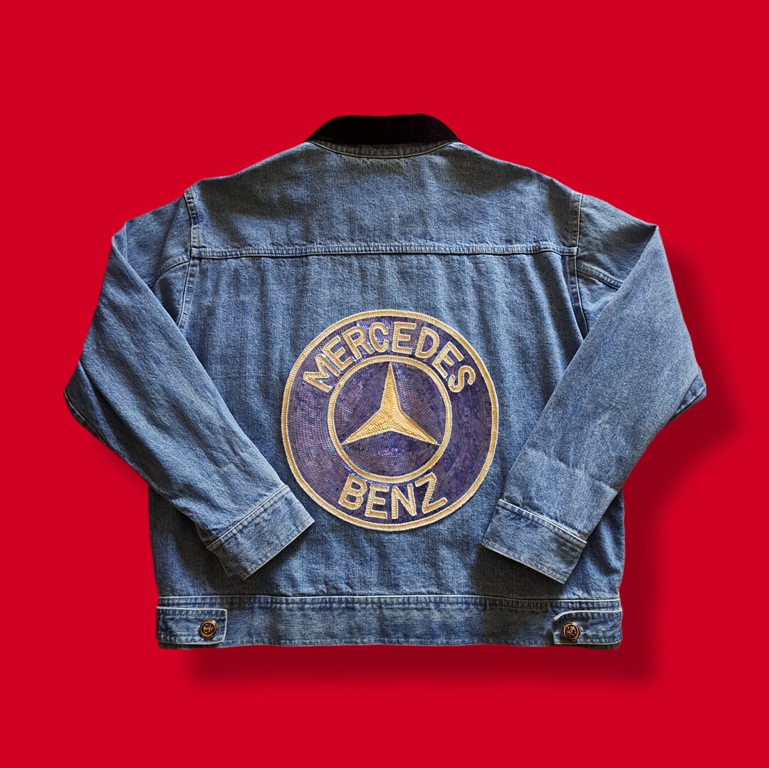   × Mercedes-Benz アウター Mercedes-Benz Jacket Hooded Reversible XL Navy Zipper