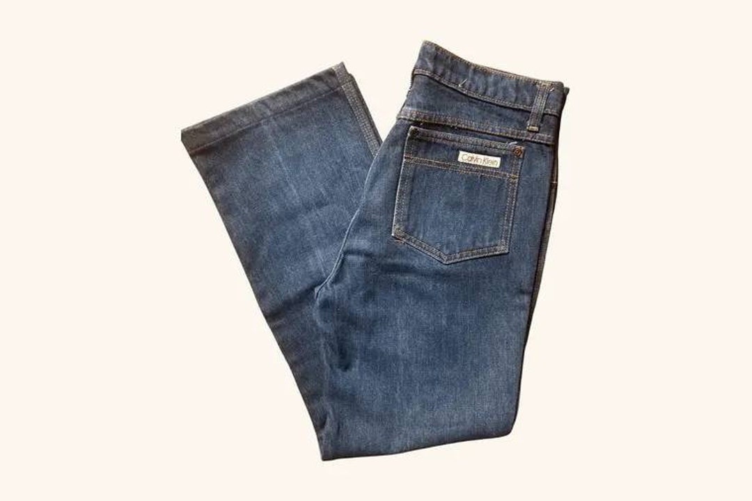 80s Vintage Calvin Klein Mon Jeans Back - L/W34