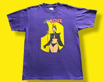 RARE Vintage "New Love" Comic Book Cover Number 1 Graphic T-shirt - 1996