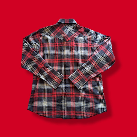 Vintage Plaid "Wrangler" Flannel - 90's - image 2