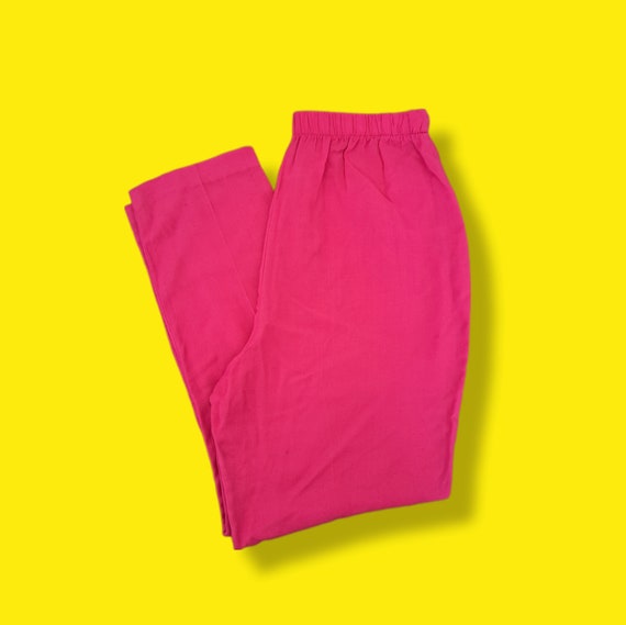 Vintage "Michael B. Ltd." Hot Pink Asymmetrical P… - image 7