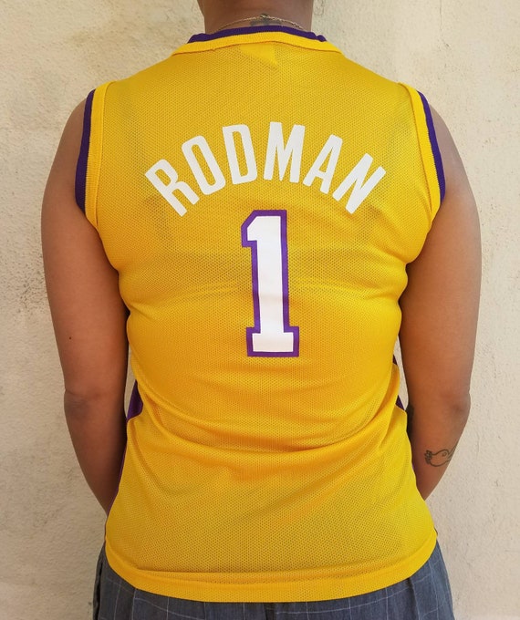 rodman lakers jersey