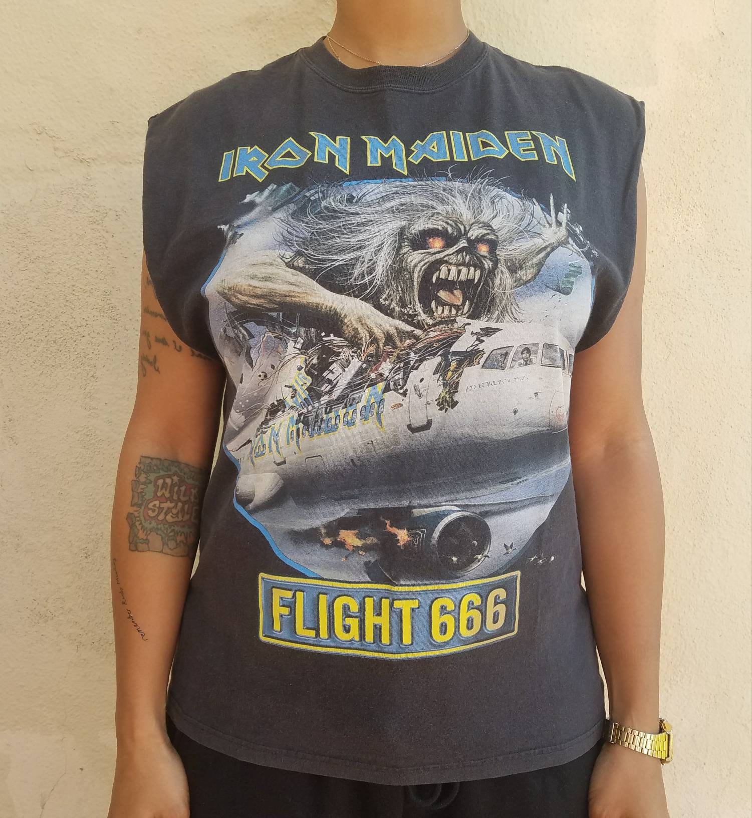 iron maiden flight 666 t shirt