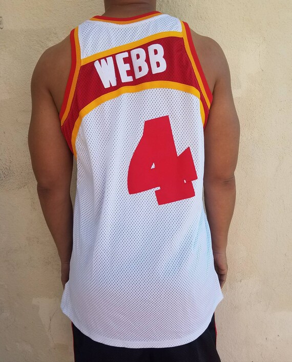 spud webb atlanta hawks jersey