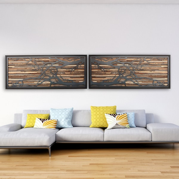 Metal Tree Wall Art Etsy Canada