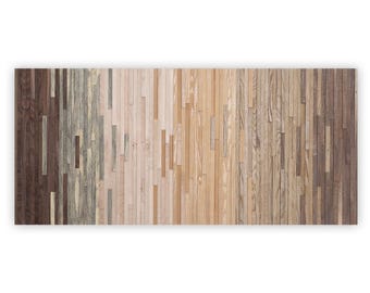 Natural Transition #3 – Reclaimed Wood Wall Art | Gradient wooden Wall Decor