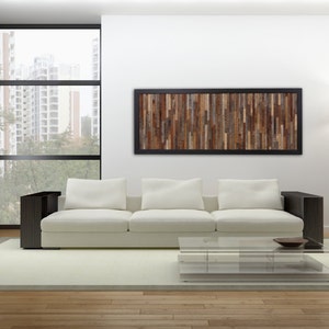 Reclaimed Barnwood Wall Art: Large Wood Sculpture